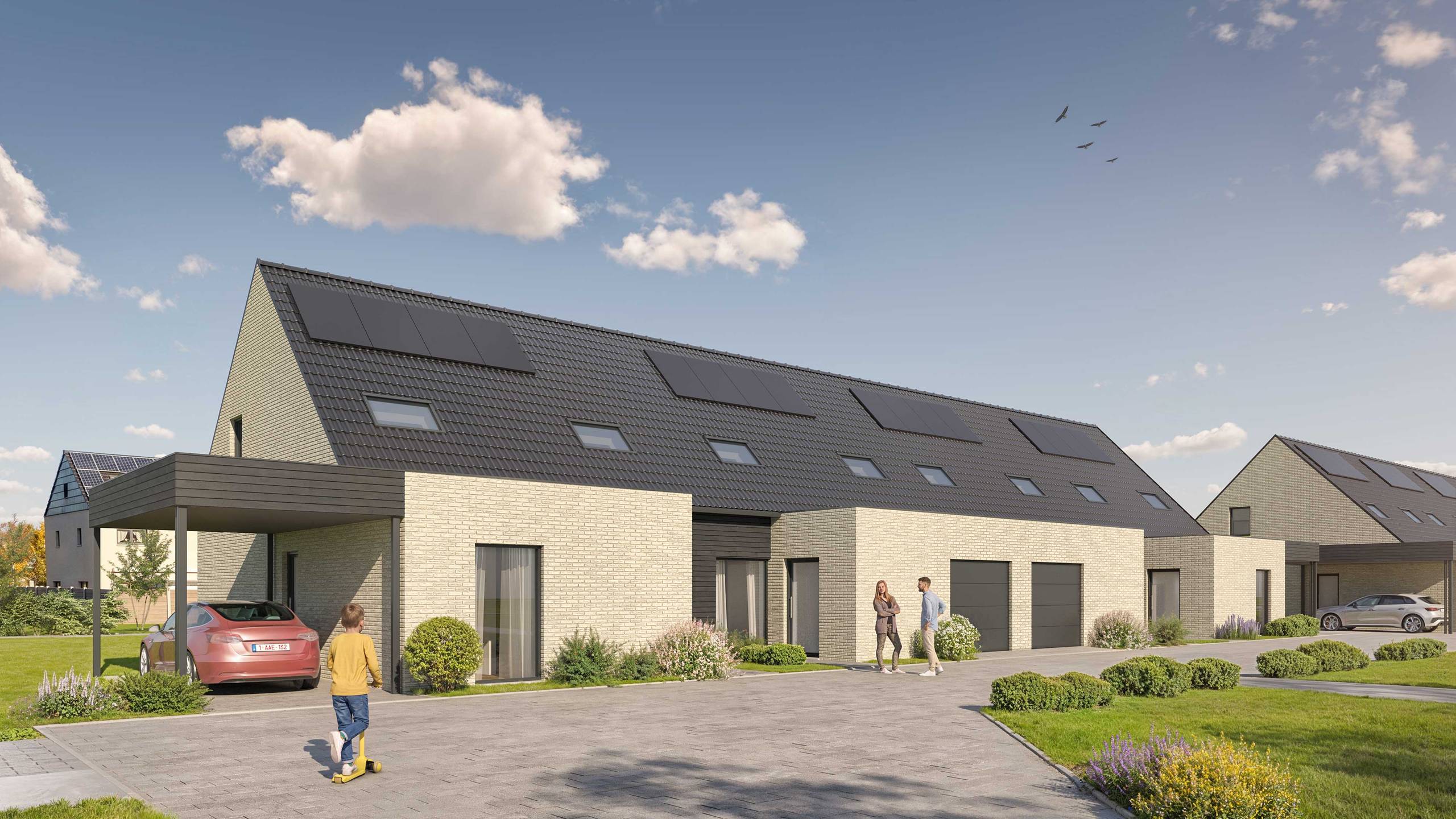 Kouter Middenpark Eke, 12 nieuwbouwwoningen aan vaste prijs - foto 1