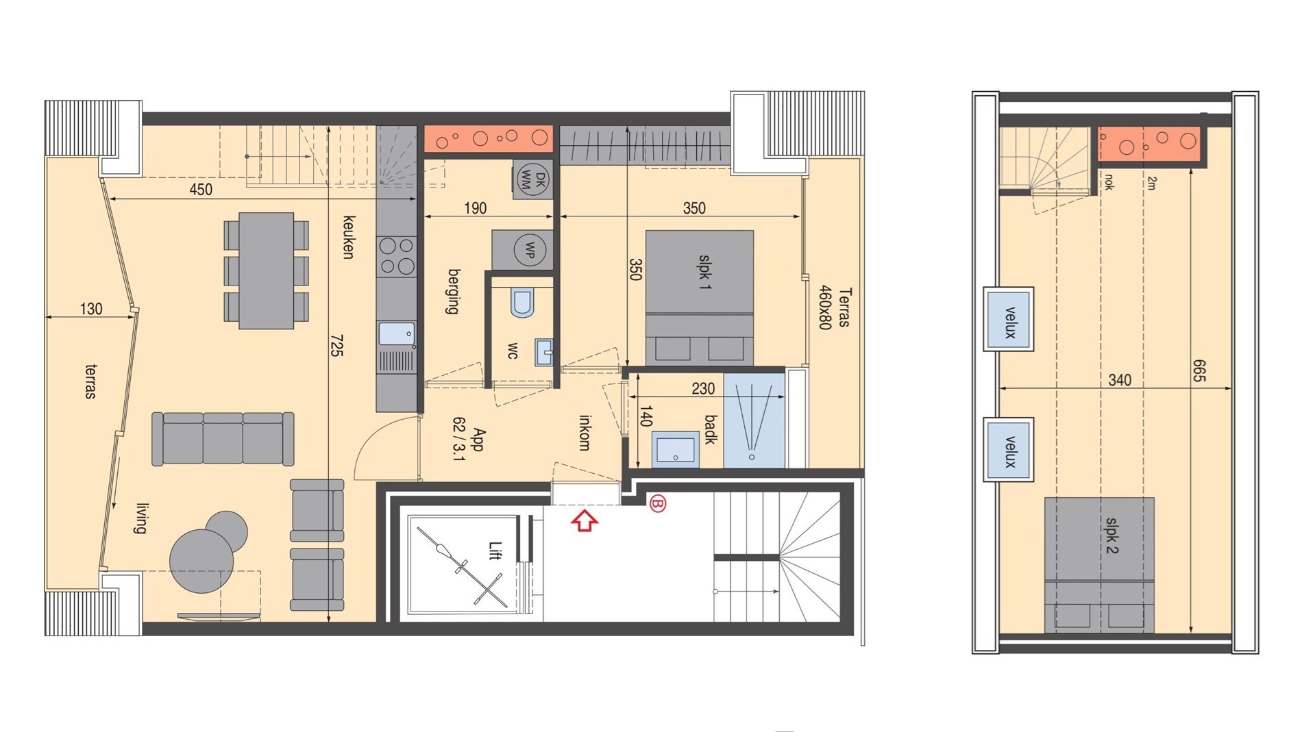 Res. “Finion” – Modern duplex appartement met 2 slaapkamers - foto 5