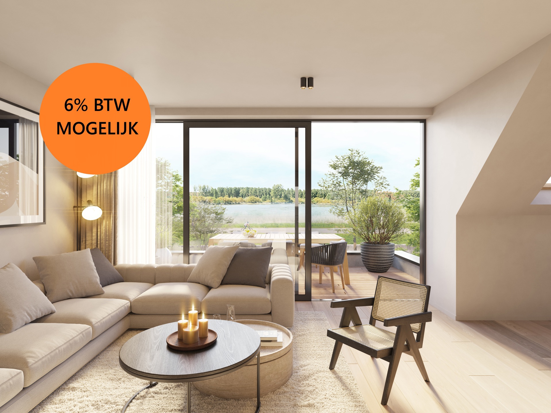 WICHELEN - Nieuwbouwappartement aan Scheldedijk - 6% BTW - foto 1