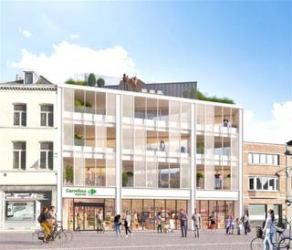 <p>Pal in het centrum van Doornik – Residentie De Lille: een modern kwalitatief nieuwbouwproject met 13 appartementen. <br /><br />Ruim, licht en afgewerkt met duurzame kwaliteitsmaterialen, zuidgerichte terrassen met zicht op de kathedraal. <br />Stijlvolle afwerking en dit op een toplocatie: dé perfecte investering in jouw toekomst.<br /><br />De appartementen zijn voorzien van een moderne look, vloerverwarming, dubbele beglazing en ruime terrassen. Dankzij de centrale ligging vlak bij de markt geniet je van alle voorzieningen binnen handbereik.<br />Mogelijkheid aankopen ondergrondse staanplaatsen en bergingen. <br /><br />Verlaagd btw-tarief van 6% (mits voldoen aan de voorwaarden) mogelijk – een unieke kans om betaalbaar te investeren in kwalitatief wonen!<br /><br />Voor meer informatie en/of bezoekje, contacteer ons op guido@immobeguin.be</p>