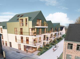 Dit centraal gelegen ruime appartement met 2 slaapkamers omvat een inkomhal met wc, een grote living met open volledig naar eigen keuze in te...