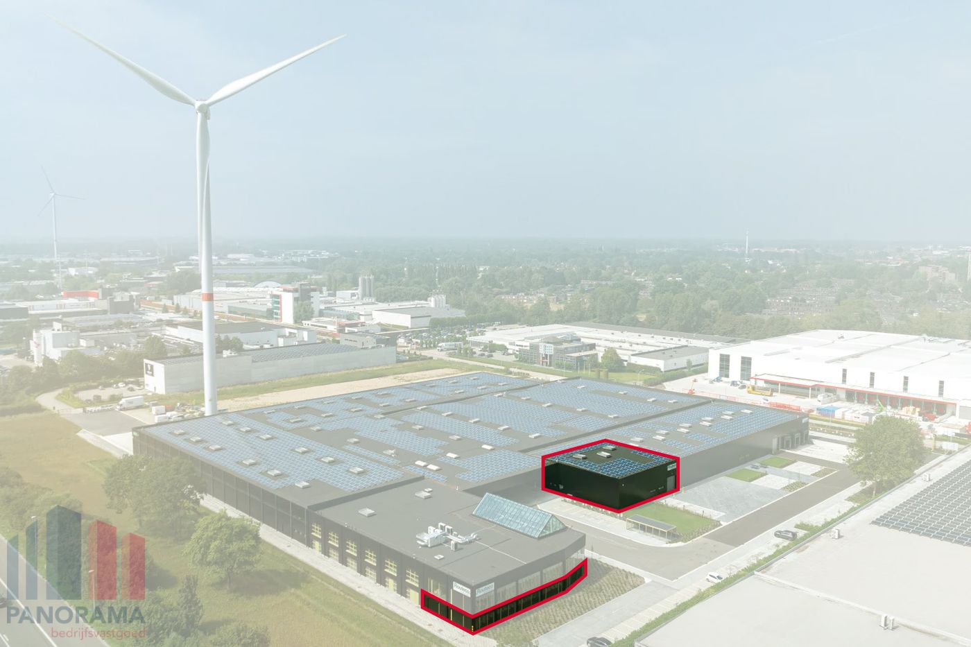 Magazijn van 786 m² met 471 m² kantoorruimte nabij de E34 - foto 1