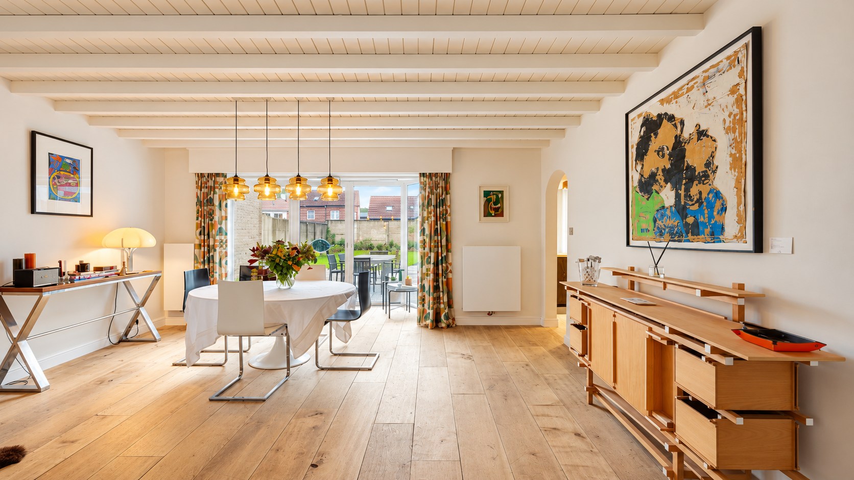 Stadswoning met grote tuin, garage en veel karakter... - foto 4