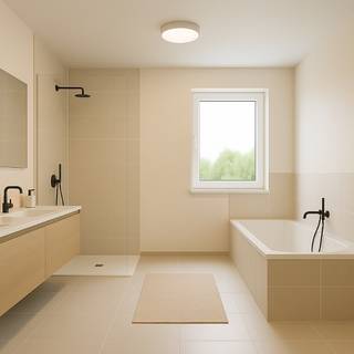 De woning bestaat uit ruime living, keuken met AEG-toestellen en berging, een volledig uitgeruste badkamer en 3 slaapkamers met laminaatparket. 4 tot 5 slaapkamers zijn ook mogelijk! Er zijn ook zonnepanelen voorzien op het dak.<br /><br />Onze troeven:<br />- De indeling van het plan kan u nog compleet naar eigen smaak aanpassen.<br />- Begeleiding van begin tot einde bij de bouw van uw woning<br />- Persoonlijk contact met de zaakvoerder<br />- Ruime keuze afwerkingsmaterialen (keuken, badkamer, vloeren,…) binnen het budget<br /><br />Voor de prijs alle kosten inclusief, zie www.dimmowoning.be