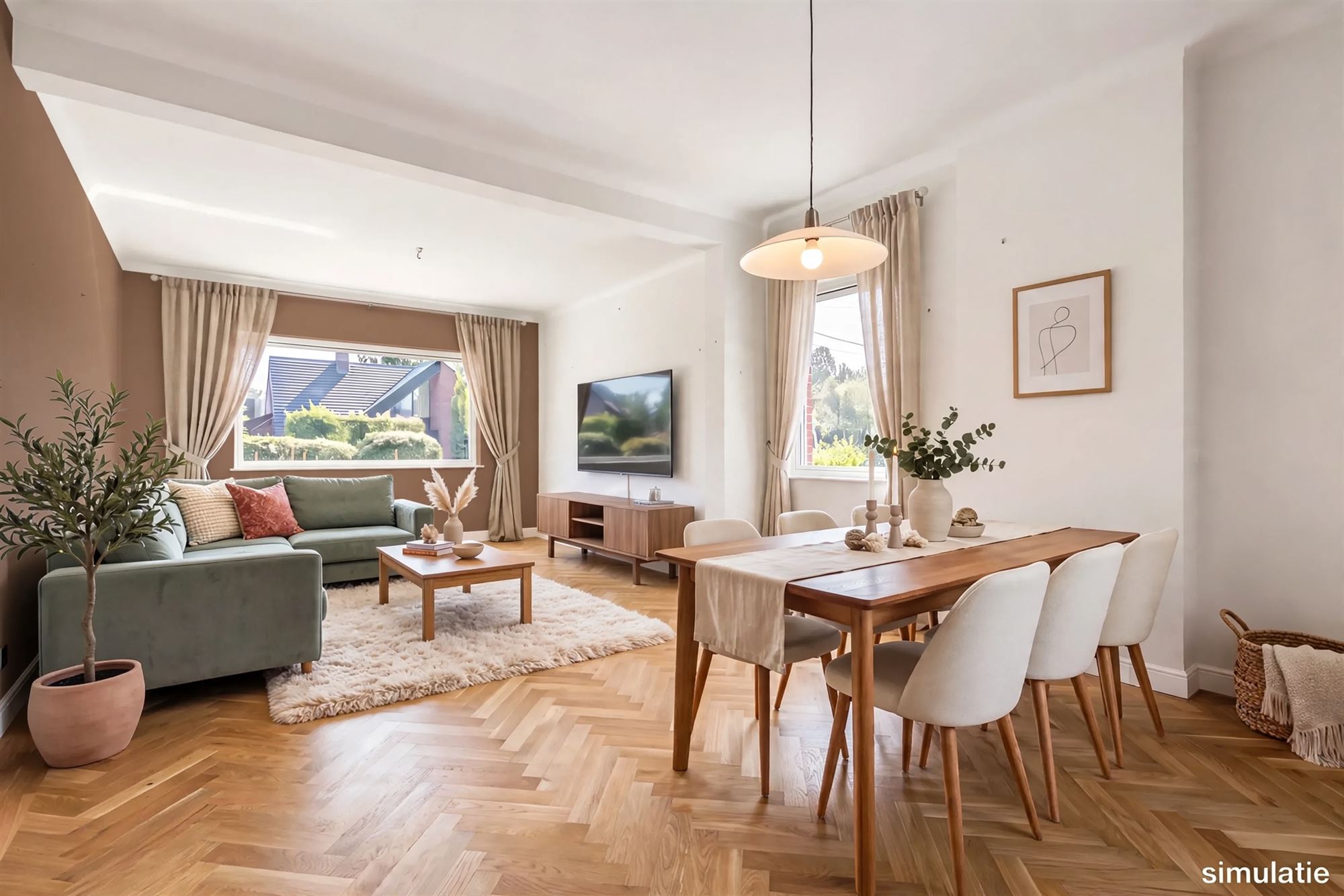 WONING MET POTENTIEEL (155M²) MET 3 SLAAPKAMERS EN GARAGE OP EEN PERCEEL VAN 12 ARE TE TESSENDERLO - foto 4