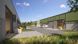 Nieuwbouw KMO-unit te koop met een oppervlakte van <strong>213 m² met glaspartij en 2 privatieve parkeerplaatsen met fenomale glaspartij aan de voorkant met apart toegang vanaf de straat.</strong><br />De lood maakt deel uit van “LUNA”, een gloednieuw KMO-project bestaande uit 13 diverse multifunctionele units vanaf 204 m² tot 213 m² (samenvoegbaar tot grotere oppervlaktes). Deze ontwikkeling ligt nabij de E403/A17-snelweg, die Kortrijk met Brugge verbindt  – een absolute toplocatie voor ondernemers die belang hechten aan bereikbaarheid in een bedrijvige regio.<br /><br />De casco magazijnruimtes (brandklasse C) zijn opgebouwd uit een duurzame staalstructuur met geïsoleerde beton- en/of sandwichpanelen met afwerkingspaneel. Ze beschikken over een vrije hoogte van 6 meter, wat zorgt voor een optimaal gebruik van de ruimte. Elke unit is standaard uitgerust met een automatische sectionale poort (4 m B x 4,5 m H), een lichtstraat met geïntegreerde RWA-koepel en een slijtvaste polybetonvloer (1T/m²).<br /><br />Aanwezigheid van gedeelde regenwaterputten, fietsenstallingen, een hoogspanningscabine en duidelijke signalisatie. De loodsen zijn ideaal voor uiteenlopende doeleinden zoals atelier, opslag en distributie.<br />Per unit zijn minstens twee privatieve parkeerplaatsen voorzien.<br /><br />Voorziene oplevering Q4-2026.<br />Grijp nu je kans en investeer in een toekomstgerichte werkomgeving op een toplocatie!<br /><br />Contacteer PANORAMA B2B voor bijkomende (technische) inlichtingen, plannen of een vrijblijvend plaatsbezoek 056 222 562.