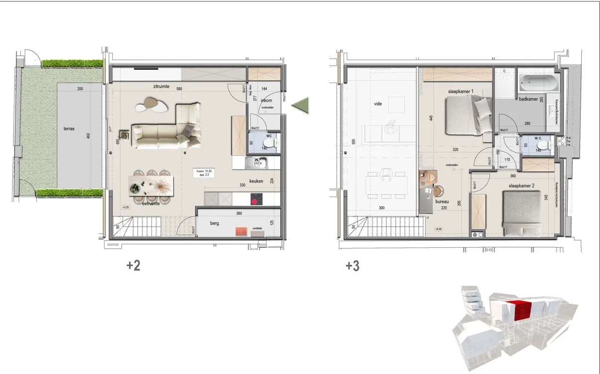 Appartement à vendre à Ypres avec 2 chambres - photo 2