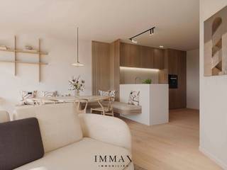 Dit prachtige project belichaamt stijlvol wonen in Knokke, waar hoogwaardige architectuur en <br />verfijnde afwerking samenkomen om een uitzonderlijke woonervaring te bieden.<br /><br />Locatie:<br />Deze unieke residentie is gelegen aan Kerkstraat 50 te Knokke-Heist op wandelafstand van het strand en nabij winkels, supermarkten en invalswegen. Dit kleinschalige, stijlvolle project bestaat uit vier moderne appartementen met 1 tot 2 slaapkamers, inclusief een duplexappartement met privétuin. <br /><br />Indeling en Voorzieningen<br />- Gelijkvloers: inkomhal, fietsenstalling, vuilnislokaal, vier privatieve bergingen, en een tuin. <br />- Appartementen: ruime en lichtrijke indelingen, hoogwaardige keukens en badkamers, en royale terrassen. <br />- Gemeenschappelijke delen: lift, inkomhal met videofonie, en een hoogwaardige afwerking. <br /><br />Afwerking en Comfort<br />- Strakke architectuur met duurzame en tijdloze materialen. <br />- Vloerverwarming en superisolerende beglazing voor optimaal comfort. <br />- Energiezuinig ontwerp (E-peil ≤ 26) met zonnepanelen en regenwaterrecuperatie. <br />- Uitstekende thermische en akoestische isolatie. <br /><br />Keuzemogelijkheden <br />Kopers genieten van de mogelijkheid tot maatwerk voor afwerkingen zoals keukens en vloeren binnen een flexibel budget. Eventuele aanpassingen aan het standaardpakket zijn bespreekbaar. <br /><br />Aarzel niet om ons te contacteren voor meer informatie via: tel.: 050 62 44 14 of via knokke@immax.be