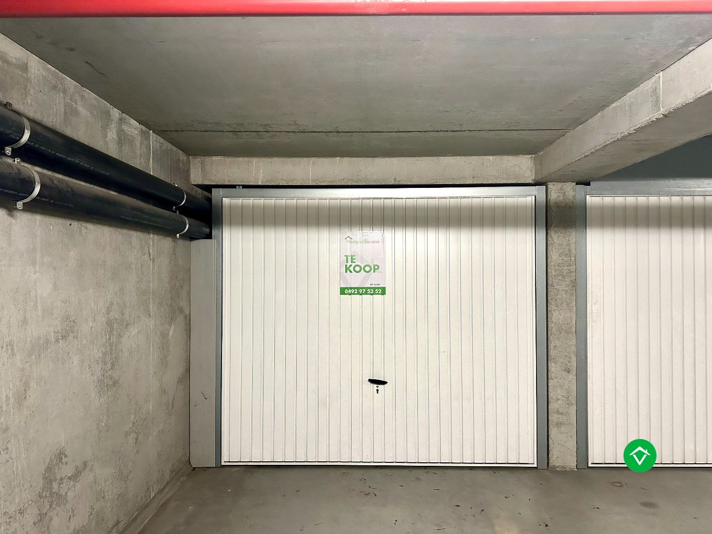 Ondergrondse garage (18,75m²) in centrum Gistel te koop - foto 1