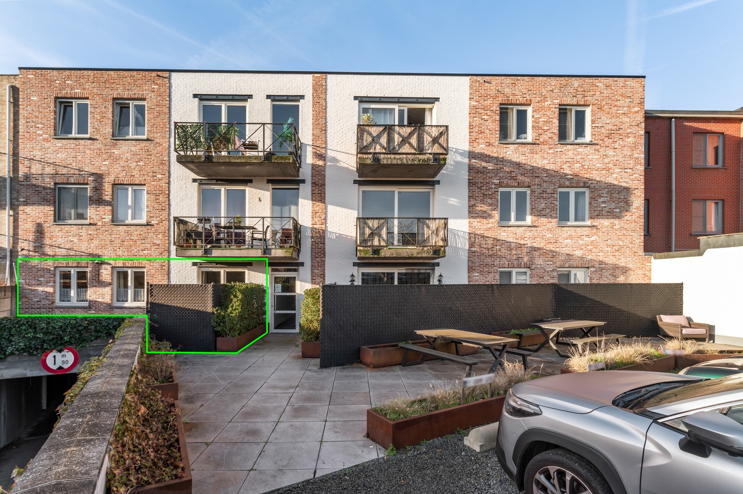 Gelijkvloersappartement met één slaapkamer en ruim terras (23m²) - foto 1