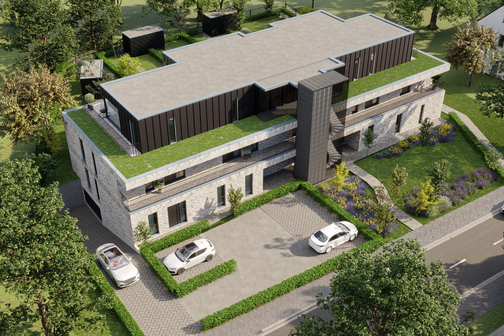 Gelijkvloers appartement met tuin - foto 3