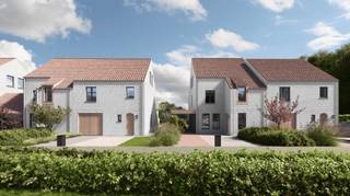 WONING 10: Stijlvolle half-open bebouwing met een woonopp. van 179,65 m² + terras 22,80m² + inpandige garage gelegen op een perceel van 6a36ca, met een straatbreedte van 10,75m en een diepte van 59m. <br /><br />INDELING: GELIJKVLOERS: Inkomhal met apart gastentoilet; Lichtrijke woonkamer met toegang tot het terras via een schuifpui; Open keuken met annex berging/wasplaats; Inpandige garage met toegang tot de berging/carport; EERSTE VERDIEP: Nachthal met toegang tot de drie slaapkamers; badkamer; Apart toilet; ZOLDER: Betonnen trap, mogelijkheid tot afwerking van de zolderverdieping tot een vierde slaapkamer en een tweede badkamer. <br />OPTIONEEL MITS MEERPRIJS: Plaatsing van een tuinberging/lounge; Afwerking van de zolderverdieping tot een vierde slaapkamer en een tweede badkamer; Afwerking van de betonnen trap naar zolderverdieping; Tuinaanleg.<br /><br />WOONERF "FINESSE" TE LUMMEN is een residentieel woonproject bestaande uit 10 stijlvolle woningen, gelegen nabij centrum Lummen en de verkeerswisselaar. <br /><br />Het project Finesse straalt een High-end uitstraling uit mede door haar verfijnde gevelarchitectuur, aangevuld met zorgvuldig geselecteerde, hoogwaardige afwerkingsmaterialen. <br />Dit project combineert luxe en comfort met een doordachte praktische indeling van elke woning, waarbij natuurlijk lichtinval en privacy centraal staan. Dankzij de grote raampartijen in de leefruimte en de ruime terrassen wordt het buitengevoel naar binnen gebracht, terwijl men in alle rust kan genieten van het omliggende agrarisch landschap en het zicht over de achterliggende velden. Het tuinontwerp wordt bovendien opgesteld door de tuinarchitect, in samenspraak met de koper. <br /><br />Project Finesse voorziet in BEN-woningen met een E-peil van minder dan E20, waardoor het beantwoord aan de strengste isolatie en energienormen. Alle woningen worden duurzaam afgewerkt en zijn voorzien van vloerverwarming, warmtepomp, zonnepanelen en ventilatiesysteem D. Elke woning wordt afgewerkt naar wens van de koper op basis van ruime afwerkingsbudgetten, voorzien bij kwalitatieve leveranciers.<br /><br />Hier woont u niet zomaar – hier beleeft u elke dag het beste van wonen in stijl, wonen met Finesse.<br /><br />Dit woonproject bestaat uit 10 half-open bebouwingen met grondoppervlaktes v.a. 6a36ca. Bewoonbare oppervlaktes v.a. 171 m² tot 226 m². Prijzen v.a. € 435.500,- (Volledig afgewerkt - exclusief kosten). <br /><br />Meer info: contacteer Danny op 0471/10.00.69 of 011/22.19.17 of via www.limburgsvastgoed.be