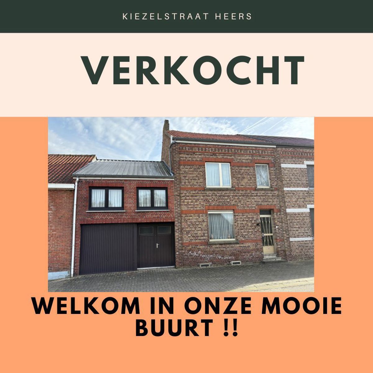TE RENOVEREN RUIME WONING MET 4 SLAAPKAMERS, CV MAZOUT, INPANDIGE GARAGE EN TUINTJE GELEGEN TE KLEIN-GELMEN OP 3A.