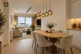 Op de Zeedijk te Heist vinden we dit appartement te koop. Het appartement is gelegen aan het strand, het prachtige natuurgebied De Baai van Heist, diverse winkels en het openbaar vervoer. Hierdoor geniet u van een ideale uitvalsbasis voor zowel permanente bewoning als een tweede verblijf.<br /><br />Het appartement beschikt over 2 slaapkamers waarbij één slaapkamer een terras heeft. Bij het terras achteraan het gebouw te Jozef Dhoorelaan is er toegang tot het appartement wat ideaal is voor het lossen van materiaal of boodschappen. Dit energiezuinig appartement heeft een gunstig EPC label B met vernieuwde ramen in 2019, nieuwe balustrades uit 2020 en schilderwerken in 2024. De elektriciteit is bijkomend conform geplaatst in 2024.<br /><br />Indeling:<br />- inkom met gastentoilet en ingemaakte kasten<br />- lichtrijke leefruimte met zeezicht<br />- eetkamer met geïnstalleerde keuken<br />- bergruimte met was -en droogkast aansluiting<br />- badkamer met lavabo en ligbad<br />- slaapkamer 1 <br />- slaapkamer 2 met ingemaakte kasten en toegang tot achterliggend terras met bijkomend twee bergruimtes<br />- privatieve kelderberging<br /><br />Tevens is er optioneel de mogelijk een garagebox aan te kopen op wandelafstand van het strand en niet inbegrepen in de prijs.<br /><br />Ideaal aanbod voor wie op zoek is naar een pied-à-terre vlakbij het strand in Knokke-Heist.<br /><br />Wenst u meer informatie of bezoek? Neem dan contact op met de dossierbeheerder Arne Reubens via +32 472 186 304 of arne.reubens@dewaele.com<br /><br />Bestuursmaatregelen in het maatregelenregister: nee<br /><br />Deze AI-visualisaties zijn bedoeld als inspiratie. Er werd geen rekening gehouden met technische specificaties, stedenbouwkundige voorschriften of de concrete mogelijkheden tot realisatie.