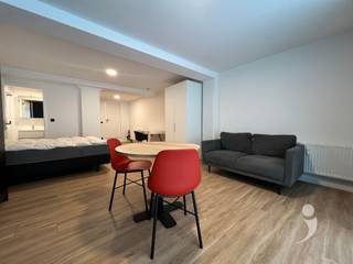Ruime studio met privéterras in hartje Leuven. Op zoek naar een comfortabele studio op een toplocatie? Deze ruime en lichtrijke studio is ideaal gelegen in het centrum van Leuven, op wandelafstand van campussen, winkels, restaurants en het openbaar vervoer. De studio beschikt over een volledig uitgeruste keuken met een koelkast, vaatwasser en microgolfoven. Daarnaast is er een praktische aparte wasberging met aansluitingen voor een wasmachine en droogkast.Verder geniet je van een privatieve badkamer en een aangenaam, lichtrijk privéterras waar je in alle rust kan ontspannen.Een ideale woonplek voor studenten, young professionals of iedereen die graag centraal woont. Interesse? Vraag vandaag nog uw bezoek aan via onze website.