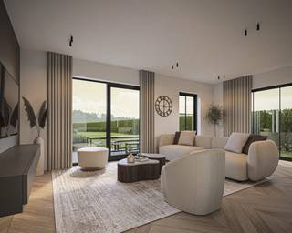 <p>Voor alle info of een inzicht in de plannen bel Saimen: 0470 79 24 20 of mail naar saimen@cornelis-partners.be <br />In het groene hart van Steenhuize-Wijnhuize vinden we deze nieuwbouw half open bebouwing in een stijlvolle verkaveling van drie moderne woningen. <br />Hier woont u in alle rust, omringd door natuur en landelijke charme, maar toch met een vlotte verbinding naar Ninove, Geraardsbergen en de omliggende dorpskernen.</p>
<p>Deze woningen combineert <strong>tijdloze architectuur</strong> met <strong>hedendaagse comfort</strong>. Dankzij de heldere gevelsteen, de elegante dakvorm en de verfijnde details ademen ze een luxueuze, warme uitstraling. De grote ramen zorgen voor een overvloed aan natuurlijk licht, terwijl de slimme indeling garant staat voor een open, luchtige woonbeleving.</p>
<p>Deze woning beschikt over:</p>
<ul>
<li>
<p>Een <strong>ruime, energiezuinige leefruimte</strong> met zicht op de tuin</p>
</li>
<li>
<p><strong>Kwalitatieve materialen</strong> en een hoogwaardige afwerking</p>
</li>
<li>
<p>Een <strong>praktische carport - </strong>voorzien in vergunning (niet inclusief voorzien)</p>
</li>
<li>
<p><strong>BEN-norm</strong> en toekomstgerichte bouwtechnieken</p>
</li>
</ul>
<p>Deze verkaveling is ideaal voor wie op zoek is naar een rustige thuisbasis met hedendaagse luxe, in een omgeving waar kinderen veilig kunnen opgroeien en waar de natuur altijd dichtbij is.</p>
<p>Wonen in Steenhuize-Wijnhuize betekent genieten van stilte, ruimte en een warm dorpsgevoel — en dat op een plek die met zorg en oog voor detail werd ontwikkeld.</p>
<p><strong>Mis deze unieke kans niet.</strong><br />Kies voor kwaliteitsvol wonen in een prachtige landelijke setting.</p>