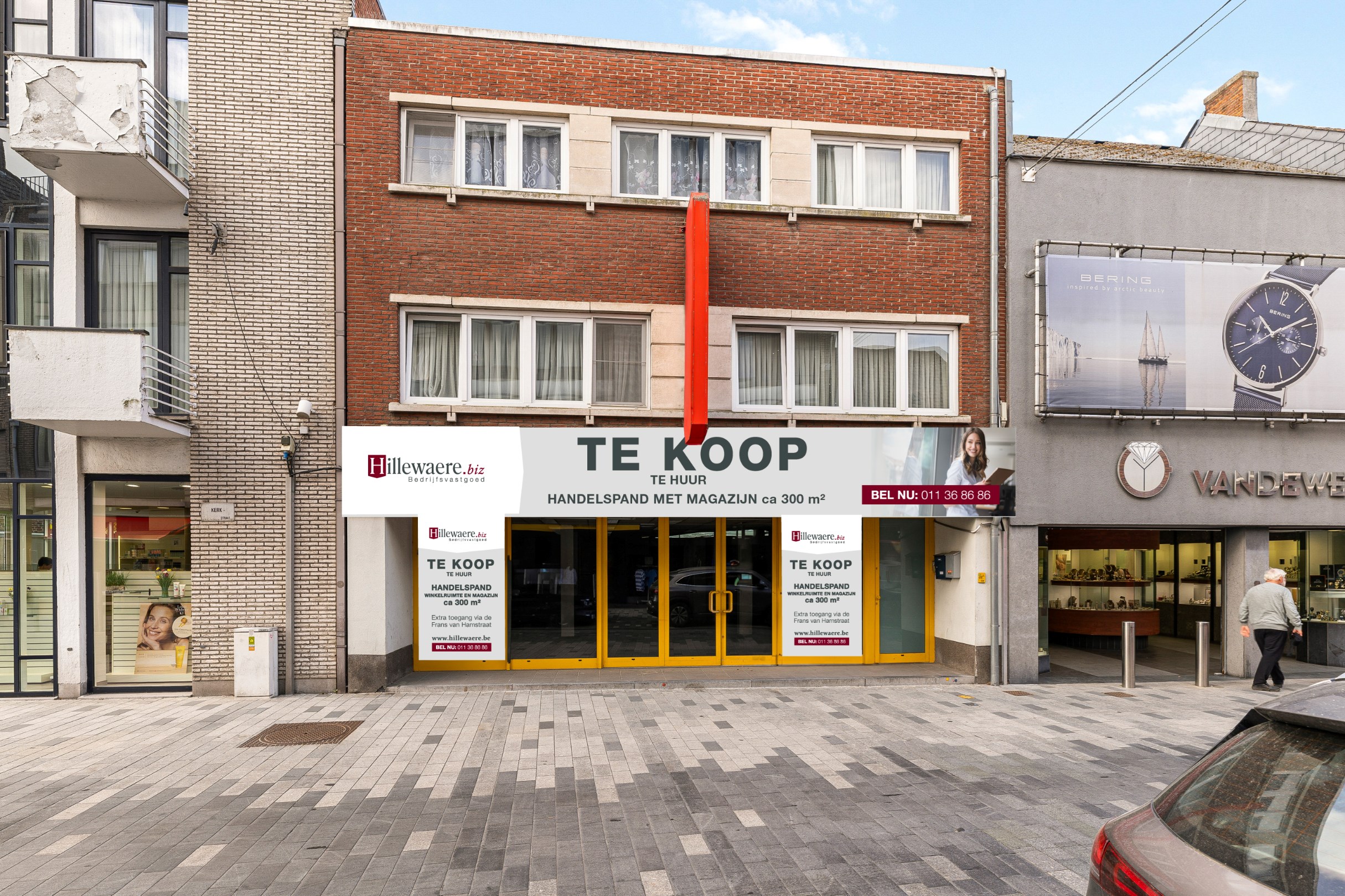 Grand local commercial avec entrepôt, environ 300m² à Lommel - photo 1