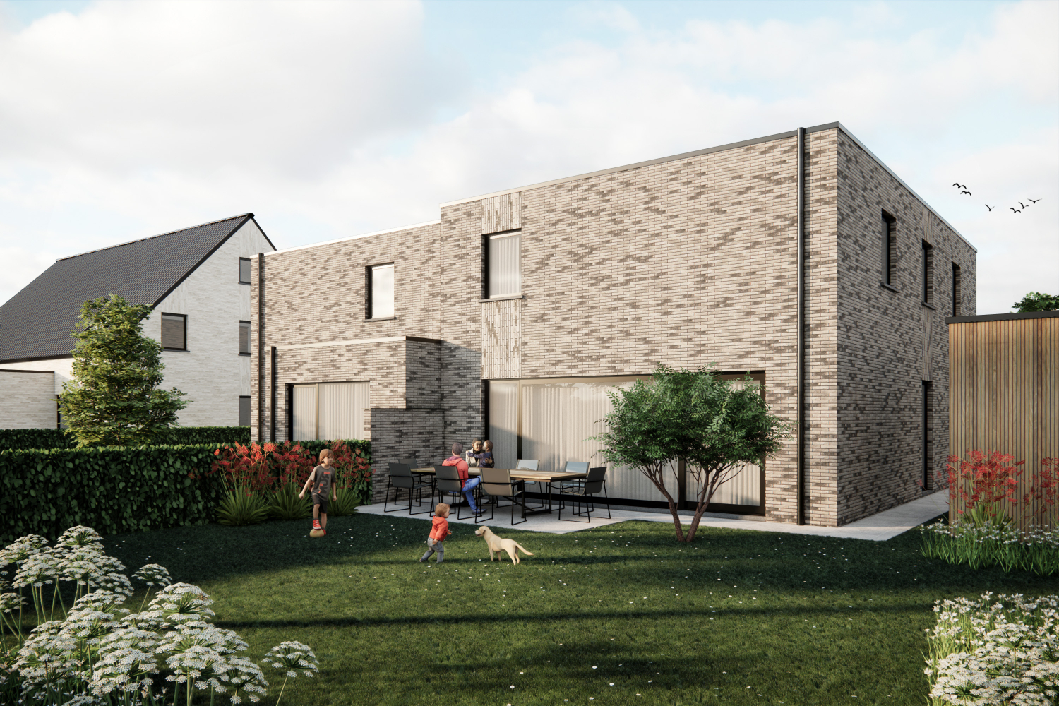 Energie-Efficiënte gezinswoningen in een groene omgeving met 4 slaapkamers en garage - foto 3