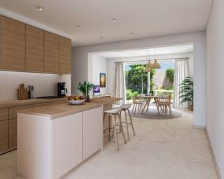 Op centrale ligging op boogscheut van strand, shopping, openbaar vervoer en het idyllische Stene, vinden we deze kwalitatief (toekomstig) gerenoveerde woning terug. <br /><br />Volgens plan voorzien we een ruime inkomhal met gastentoilet die u leidt naar de lichtrijke woonkamer met open keuken. Deze biedt directe toegang tot de zuid-west gerichte stads-tuin. De eerste verdieping zal een nachthall met 2 ruime slaapkamers en een moderne badkamer (voorzien van een inloopdouche, bad en toilet) omvatten. Bij het betreden van de zolderverdieping heeft u nog de keuze tot 1 unieke masterbedroom, 2 jeugdslaapkamers of hobby-ruimte..<br /><br />De woning wordt afgewerkt volgens het standaard lastenboek met een E-peil A. Voor snelle beslisser is er nog inspraak materialen interieur afwerking.<br />Energiezuinig, lichtrijk, mooie ruime ruimtes, .. kortom ideale woning!<br /><br />Maak nu een afspraak voor gedetailleerde bespreking van plannen op kantoor.<br /><br />Schrijf jij binnenkort mogelijks je eigen verhaal in dit prachtig gerenoveerde parel?<br />Maak nu uw afspraak via 059/43 43 00 of 0495/81.93.33<br /><br />Andere materialen mogelijk mits meerprijs. Afwerking en indeling in samenspraak tussen aannemer - kopers