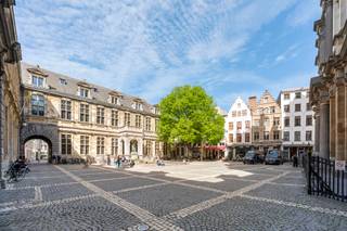 <p>Quares - Group TREVI presenteert :<br /><span>Stijlvolle stadswoning met zonnige tuin &amp; parkeermogelijkheid in exclusieve buurt van Antwerpen</span></p>
<p><span>Dit uniek en karakteristiek herenhuis, gelegen in een van de meest begeerde straten van Antwerpen, biedt een zeldzame combinatie van</span><span> </span><span>stijlvolle charme, ruimte en een uitzonderlijke ligging. Dit prachtige pand combineert wonen en werken op een </span><span>exclusieve en functionele manier</span><span>. Met een royaal woonoppervlak van 409m², een zonnige japanse tuin van 86 m², een groot terras aan de keuken en de mogelijkheid voor een praktijk of kantoor aan huis, is dit het ideale familiehuis!</span></p>
<p><span> </span></p>
<p><span>De </span><span>zuidgerichte oriëntatie</span><span> zorgt voor een overvloed aan natuurlijk licht. De </span><span>Japanse binnentuin met zwembad</span><span> biedt een </span><span>oase van rust</span><span> middenin de bruisende stad, terwijl het </span><span>zonnige terras op de eerste verdieping</span><span> een heerlijke buitenruimte vormt. Bovendien geniet je van een </span><span>centrale maar rustige ligging</span><span>, in een zeer gewilde weldra heraangelegde Lange Nieuwstraat, op wandelafstand van winkelstraten, gezellige restaurants, scholen en culturele hotspots.</span></p>
<p><span>Indeling van de woning</span></p>
<ul>
<li><span>Gelijkvloers</span><span>: Voorheen een designstudio, nu een veelzijdige ruimte die perfect kan dienen als </span><span>praktijk, kantoor, showroom, galerij of andere commerciële invulling</span><span>.</span></li>
<li><span>Eerste verdieping</span><span>: Sfeervolle </span><span>woonkamer met prachtige parketvloer</span><span> en een volledig uitgeruste keuken, met aanpalend een ruim en zonnig terras.</span></li>
<li><span>Tweede verdieping</span><span>: </span><span>Twee ruime slaapkamers</span><span>, met de optie voor een derde, een dressing en </span><span>twee badkamers</span><span>.</span></li>
<li><span>Zolderverdieping</span><span>: Ruime slaapkamer en een extra opslagkamer.</span></li>
<li><span>Kelder</span><span>: Volledig onderkelderd, ideaal voor opslag of uitbreiding van de werkruimte.</span></li>
</ul>
<p><span> </span></p>
<p><span> </span></p>
<p><span>Extra Troeven van dit pand</span></p>
<p><span>✔</span><span> Twee overdekte parkeerplaatsen beschikbaar (€50.000 per stuk), met optie voor laadpalen.<br /></span><span>✔</span><span> Zuidgericht dak, perfect voor de plaatsing van meer dan 30 zonnepanelen.<br /></span><span>✔</span><span> Uitstekende commerciële ligging: zichtbaar, centraal én rustig.<br /></span><span>✔</span><span> Gelegen in de recent vernieuwde Lange Nieuwstraat, een aantrekkelijke en moderne stadsomgeving.</span></p>