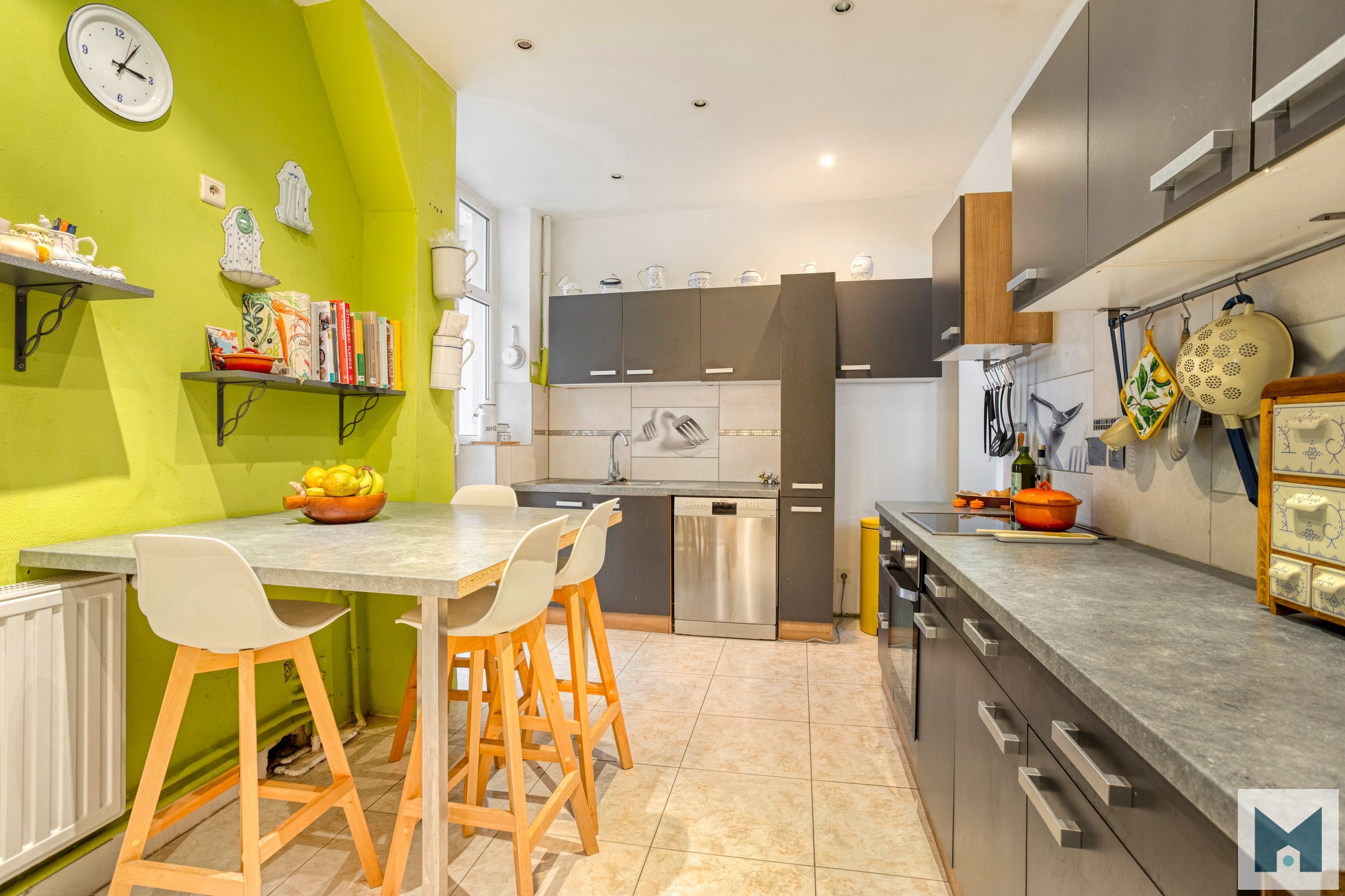 Ruim gelijkvloers appartement met 2 slpks en ruime atelier! - foto 5