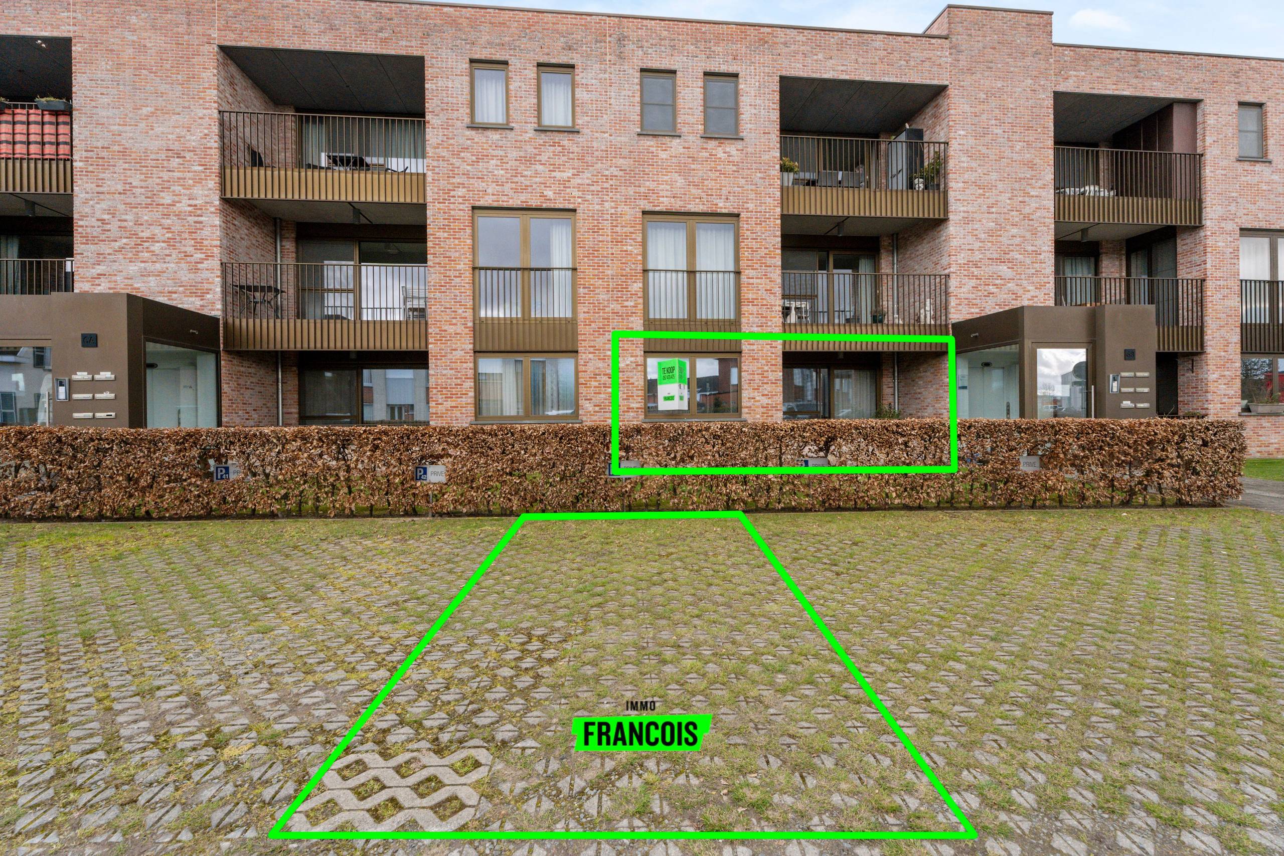 Appartement met 2 terrassen en garage te Poperinge. - foto 2