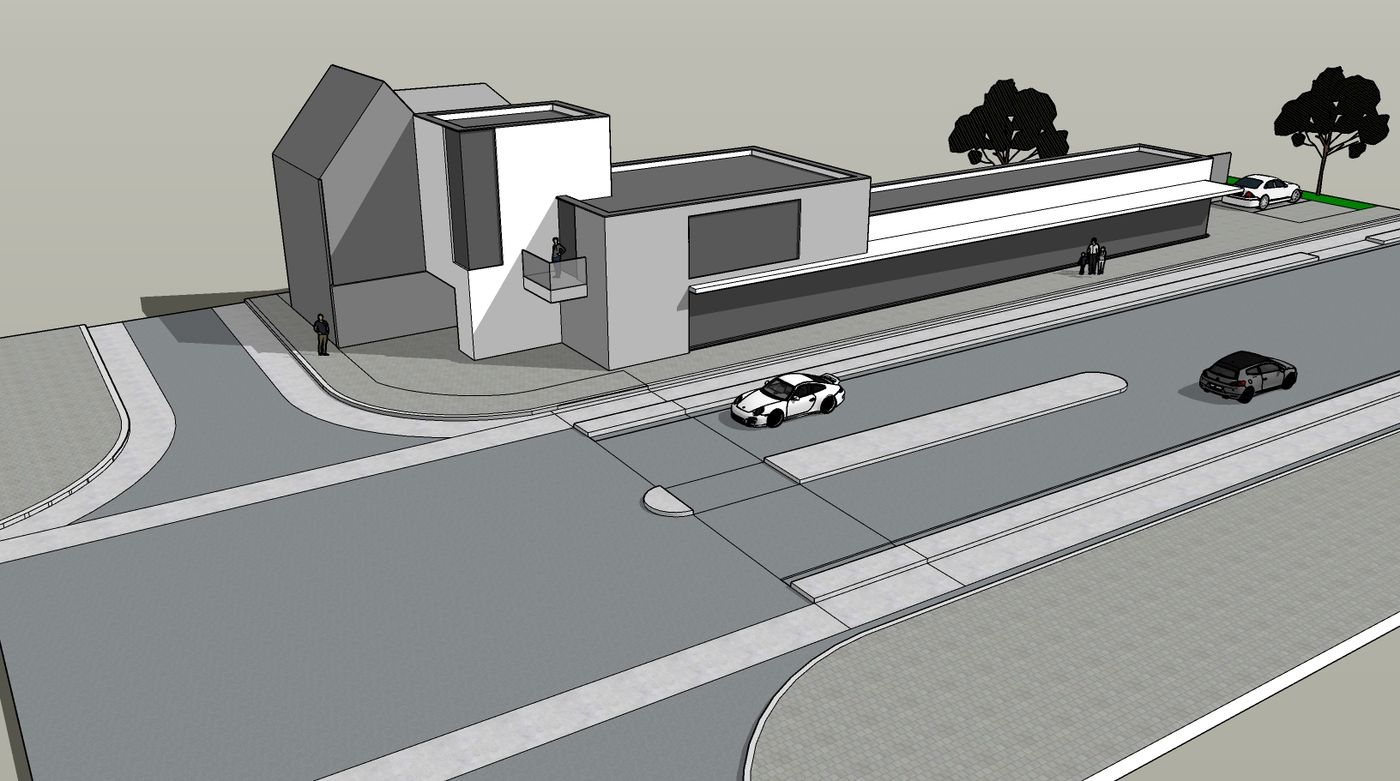 494 m² terrein met omgevingsvergunning op commerciële ligging - photo 1