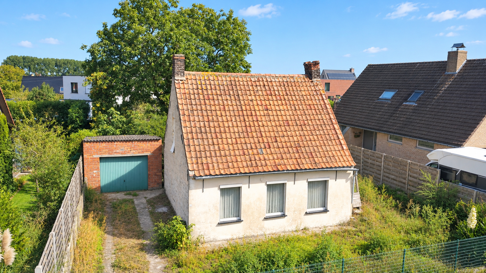 Uitstekend gelegen perceel grond met garage en tuin voor 199.000 EUR - foto 4