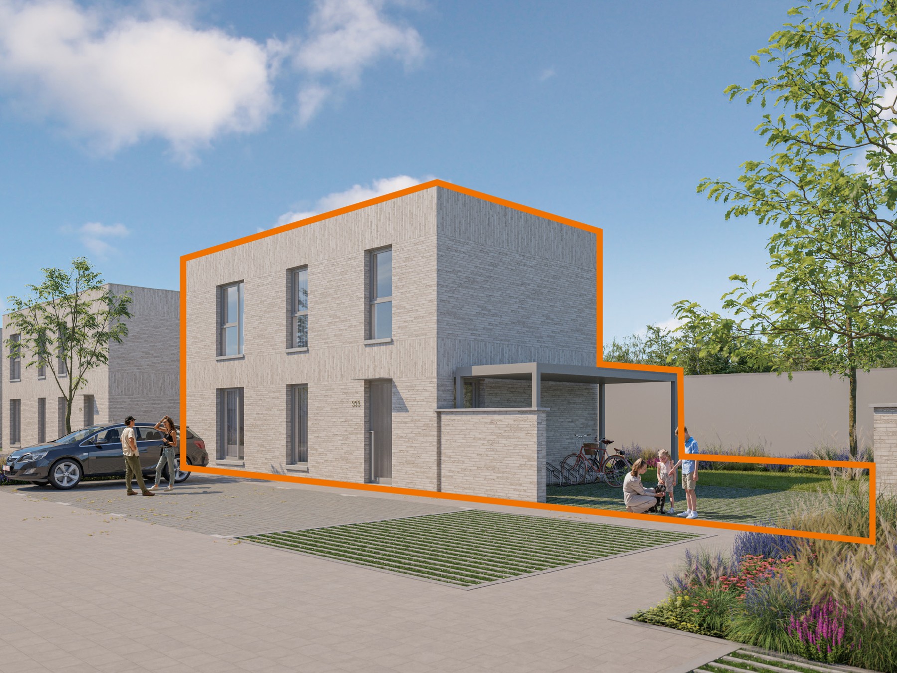 LOT 333 Moderne halfopen energiezuinige woning (266 m²) met 3 slaapkamers - foto 1