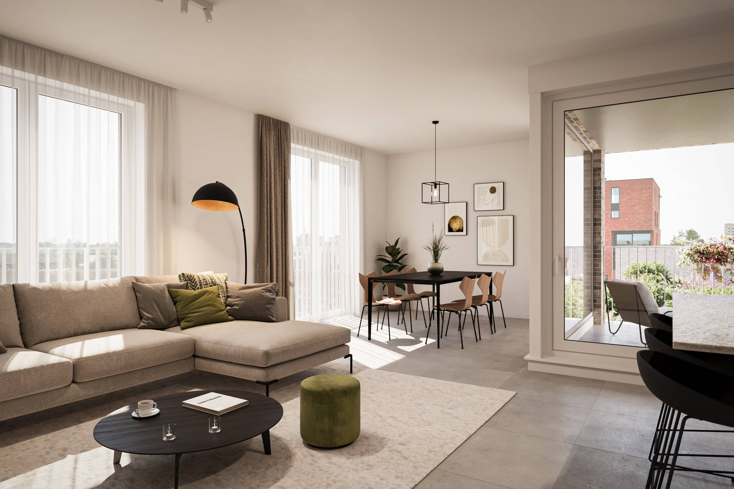 Nieuwbouwappartement met 2 slaapkamers te koop in Geel. - foto 4