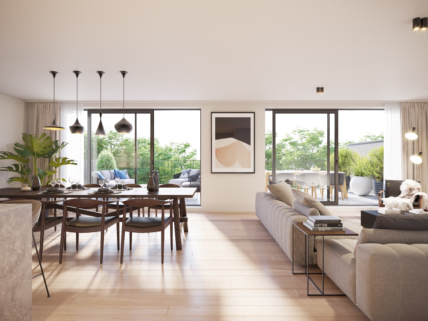 Appartement neuf de luxe avec 3 chambres, 2 salles de bains et une terrasse XXL. - photo 2