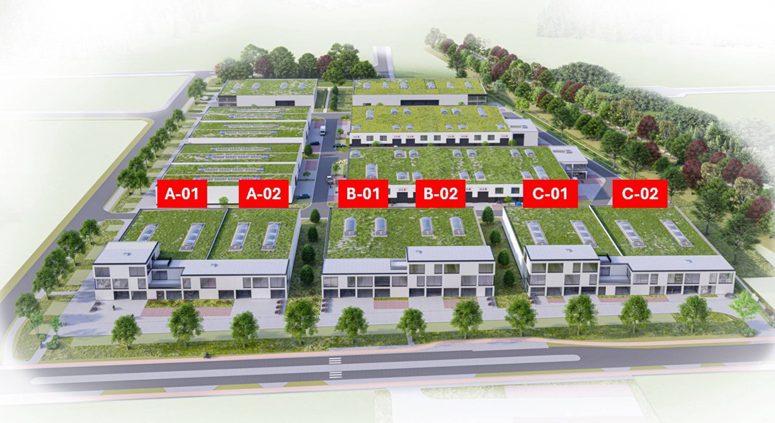 BTS Bedrijvenpark "De Zwaan" magazijnen met kantoor/showroom - foto 5