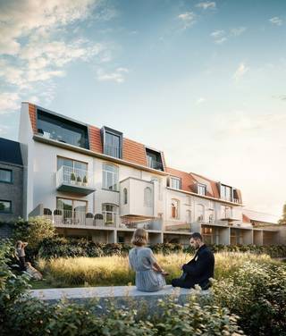 Bienvenue à Prinsenhof, une revalorisation unique d'un site historique où se rencontrent logement, patrimoine et confort contemporain. Cet appartement économe en énergie allie une disposition réfléchie à un environnement de vie paisible et verdoyant au centre de Gand.<br /><br />Cet appartement dispose d'un espace de vie lumineux avec une cuisine ouverte entièrement équipée, de 2 chambres spacieuses, chacune avec salle de bains attenante, d'un débarras séparé et de toilettes pour les invités. Par la baie vitrée, vous accédez à la terrasse ensoleillée et au jardin privatif - idéal pour profiter de l'extérieur en toute tranquillité.<br /><br />Prinsenhof est situé entre la rue piétonne Simon De Mirabellostraat et le jardin du couvent des Pères Carmélites. Le projet comprend 23 appartements et 5 maisons autour d'une cour intérieure sans voiture, aménagée de verdure. L'ambiance y est calme, élégante et pourtant proche de tout ce que la ville a à offrir.<br /><br />Des places de parking souterraines, des débarras et un local à vélos sont disponibles en option via un ascenseur pour voitures.<br /><br />💡 Sous certaines conditions, le taux de TVA réduit de 6% s'applique - une belle économie sur votre investissement.<br /><br />Les images intérieures sont illustratives. PEB en cours d'élaboration (nouvelle construction - max. E30).