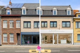 Uniek pand op een commerciële ligging, op wandelafstand centrum Wevelgem <br /><br />Ontdek deze unieke opportuniteit: een instapklare woning op een uitstekende commerciële ligging, perfect voor wie wonen en ondernemen wil combineren. Deze eigendom biedt niet alleen een volledig gerenoveerde en stijlvolle woonruimte, maar beschikt ook over een ruime toonzaal met grote raampartijen die zorgen voor maximale zichtbaarheid en natuurlijke lichtinval.<br />Indeling en troeven:<br />Moderne, lichtrijke leefruimte met open keuken<br />Meerdere slaapkamers en een eigentijdse badkamer<br />Professioneel ingerichte toonzaal of winkelruimte met aparte ingang<br /><br />Ideaal voor zelfstandigen, vrije beroepen of kangoeroewoning.<br /><br />De woning heeft de volgende indeling:
<ul>
	<li>Aan gevelzijde enerzijds dubbele garage en anderzijds een winkelruimte van 52m²</li>
	<li>Prachtige vernieuwde leefruimte met open keuken met een oppervlakte van 72m²</li>
	<li>Afzonderlijk toilet met lavabo</li>
	<li>Leef- praktijk- of slaapkamers 30m²</li>
	<li>Wasplaats</li>
	<li>Berging</li>
	<li>Terras met een zeer ruime tuin van 350m²</li>
	<li>Kelder</li>
</ul>
1<sup>STE</sup> VERDIEP:

<ul>
	<li>Trap- en nachthal</li>
	<li>Leidingen voorzien voor een 2<sup>de</sup> keuken</li>
	<li>Grote badkamer met inloopdouche, lavabomeubel en toilet</li>
	<li>3 ruime slaapkamers</li>
	<li>Dressing</li>
</ul>
2<sup>DE</sup> VERDIEP/ZOLDER:

<ul>
	<li>Vaste trap</li>
	<li>3 extra slaapkamers</li>
	<li>Grote geïsoleerde zolder voor 4 extra kamers</li>
</ul>
Divers: Instapklare gerenoveerde (in 2016)woning, met o.a.: splinternieuw dak, nieuwe elektriciteit, overal centrale verwarming met Viesman brander, overal nieuwe ramen met hoogrendementsglas (advanced glas).<br /><br />Gelegen op een strategische locatie met veel passage en visibiliteit. Dankzij de gunstige ligging zijn zowel het centrum, winkels, scholen als openbaar vervoer vlot bereikbaar.<br />Deze eigendom combineert het beste van twee werelden: comfortabel wonen én professioneel ondernemen, allemaal onder één dak.<br />Een unieke kans die je niet mag missen! Neem vandaag nog contact met ons op voor een bezoek.<br /> 