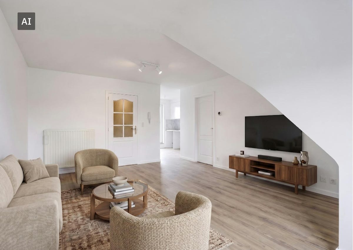 Gerenoveerd dakappartement met 1 slaapkamer in Wuustwezel - foto 4