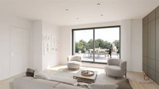 <p><span>PENTHOUSE: Duplex met één slaapkamer en bureau of 2de slaapkamer in het centrum van Schilde, de werken zijn bijna beëindigd van deze prachtige NIEUWBOUW Residentie CONSCIENCE. </span></p><p><span> </span></p><p><span>Kopen aan 6% btw op de constructies is hier mogelijk zowel voor enige/eigen woonst als voor investeerders (15j verhuur). Wij informeren u er graag over.</span></p><p><span> </span></p><p><span>In een modern gebouw met lift bevindt zich deze penthouse op de tweede verdieping. Omvat inkomhal, gastentoilet, leefruimte met toegang tot het terras, ingerichte open keuken met alle nodige toestellen, berging/wasplaats met aansluiting voor wasmachine en droogkast, 1 slaapkamer en een ingerichte badkamer met een lavabomeubel en inloopdouche of bad. </span></p><p><span>Dit appartement wordt volledig afgewerkt: keuken, sanitair, binnendeuren, parketvloer, ingemaakte kasten.....</span><span> </span></p><p><span> </span></p><p><span>Residentie Conscience is een project van 'Westhoek', bestaande uit 16 appartementen met één, twee of drie slaapkamers, warvan 4 duplex appartementen/penthouses.</span></p><p><span>De residentie biedt een ideale thuisbasis aan mensen die willen genieten van de gezellige levenssfeer die Schilde te bieden heeft.</span></p><p><span> </span></p><p><span>De appartementen zijn ontworpen met een groot oog voor detail, met veel lichtinval.</span></p><p><span>Dankzij het design en de grote raampartijen ervaart u er het ultieme ruimtegevoel.</span></p><p><span>Het gebouw is zo ingedeeld dat elk appartement over een terras of tuin beschikt.</span></p><p><span>Gezellig ingerichte tuintjes zodat u optimaal kan genieten van de avondzon.</span></p><p><span>De ondergrondse parking zorgt ervoor dat thuiskomen in alle comfort kan gebeuren, voorzien van ondergrondse autostaanplaatsen (+28.900€) of buiten autostaanplaatsen (+15.000€), privatieve bergingen (+ 7.000€) - inclusief fietsenberging.</span></p><p><span> </span></p><h3><span>Afwerking volgens budgetten in het lastenboek: hoogwaardige materialen, zoals parket, vloerverwarming warmtepomp, gebouwd volgens BEN-principes, E-peil max 30,...</span></h3><p><span>Centrale ligging, gelegen nabij het dorp, omgeven door een aangelegde tuin. Vlakbij winkels, openbaar vervoer, gemakkelijke bereikbaarheid, vlakbij fiets- en wandelroutes om de natuur op te zoeken.</span></p><p><span> </span></p><p><span>Prijzen zijn vermeld excl kosten registratie op de grondwaarde en btw op de constructiewaarde, notaris ereloon, aansluitingskosten nutsvoorziening. </span></p><p><span>U bent van harte welkom om de plannen en mogelijkheden samen te bespreken. Plan alvast uw afspraak bij ons op kantoor</span><span>!</span></p><p><span> </span></p>