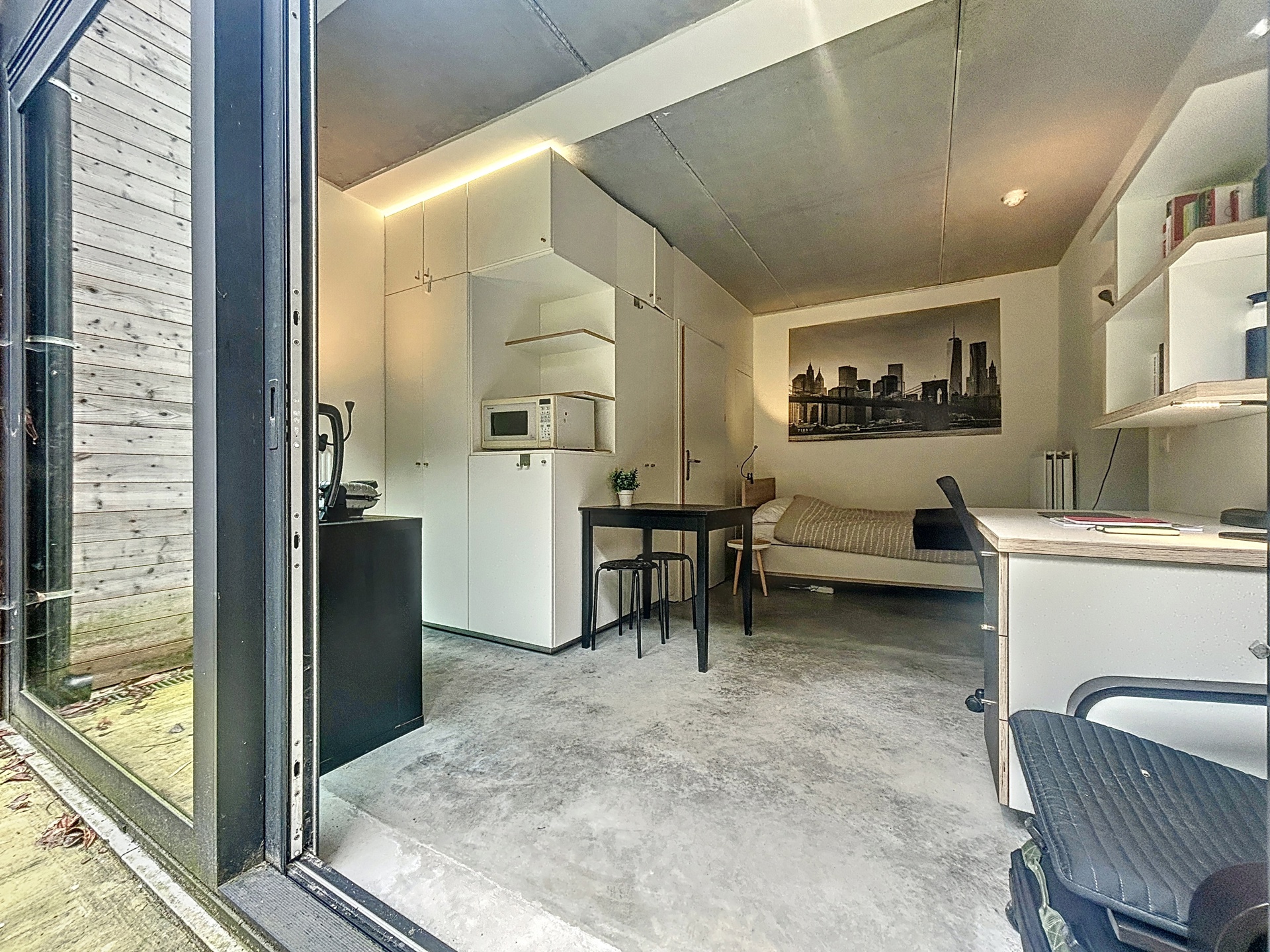 Gezellige bemeubelde studentenkamer met tuintje aan de Paardenmarkt! - foto 5