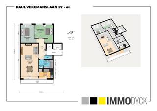 Ligging: Appartement op de 4° (en hoogste)  verdieping van een gebouw met lift, gelegen te Hoboken in een rustige wijk met speeltuin en pleintjes,...