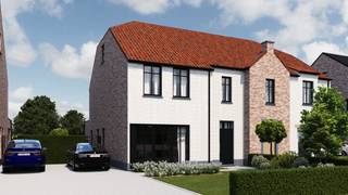 <p>Elke zondag welkom op ons kantoor van 10u-12u voor meer info over de nieuwbouwprojecten! </p>
<p><br />In Residentie “Ten huize Jef en Jeanneke” ontdekt u deze landelijke halfopen nieuwbouwwoning in ruwbouwfase, voorzien van 4 slaapkamers. Dankzij de gunstige ligging bereikt u het mooie Bolderberg bovendien gemakkelijk met de fiets!<br /><br />Deze ruime half open bebouwing bevindt zich op een perceel van 4,35 are waarvan het perceel een straatbreedte heeft van 10 meter!<br />De woning heeft een bewoonbare oppervlakte van 246m² en is praktisch opgedeeld.<br /><br />Er werd rekening gehouden met een open leefruimte met achteraan een gezellige keukenruimte die onmiddellijk aansluit aan de berging met achterdeur. De “doorzon”-leefruimte heeft zowel via de voor-, zij- als achterzijde ramen voor een uitstekende lichtinval.<br /><br />Vanuit de living vertrekt ook de trap naar boven. <br />Op de eerste verdieping zijn er 3 slaapkamers, een apart toilet en een badkamer. De slaapkamers zijn allen voldoende ruim.<br />De 2de gegoten betonnen trap brengt ons naar een prachtige open zolderruimte; hier kan men een ruime 4de polyvalente (slaap)kamer creëren, of zelfs opsplitsen naar een 5de kamer. <br /><br />In de hoek kan de technische ruimte voorzien worden.<br />Zowel de raampartijen als de dakwerken zijn van uitstekende makelij.<br /><br />Deze ruwbouwwoning wordt opgeleverd met een vlak getrokken perceel dat onmiddellijke aanplanting toelaat.<br /><br />En wat dacht u van een fietstocht door de natuur richting Bolderberg? Zalig….! De autosnelweg met verkeerswisselaar “Het Klaverblad” bereikt men na enkele minuten.<br /><br />Pluspunten:<br />-prachtige stijl; voor ieder wat wils!<br />-zeer degelijke bouw<br />-ruim = 246m²<br />-ruime living!<br />-4/5 slaapkamers <br />-betonnen trappen<br />-tijdloze pastoriestijl<br />-goede ligging = overal dichtbij!<br />-grondwaarde aan 12%, constructie onder 6% BTW<br />-regenwaterput van 10.000l!<br /><br />Voor een afspraak of meer info, bel ons op 078/78.78.70, of kom gewoon binnen op ons kantoor. Steeds welkom!</p>