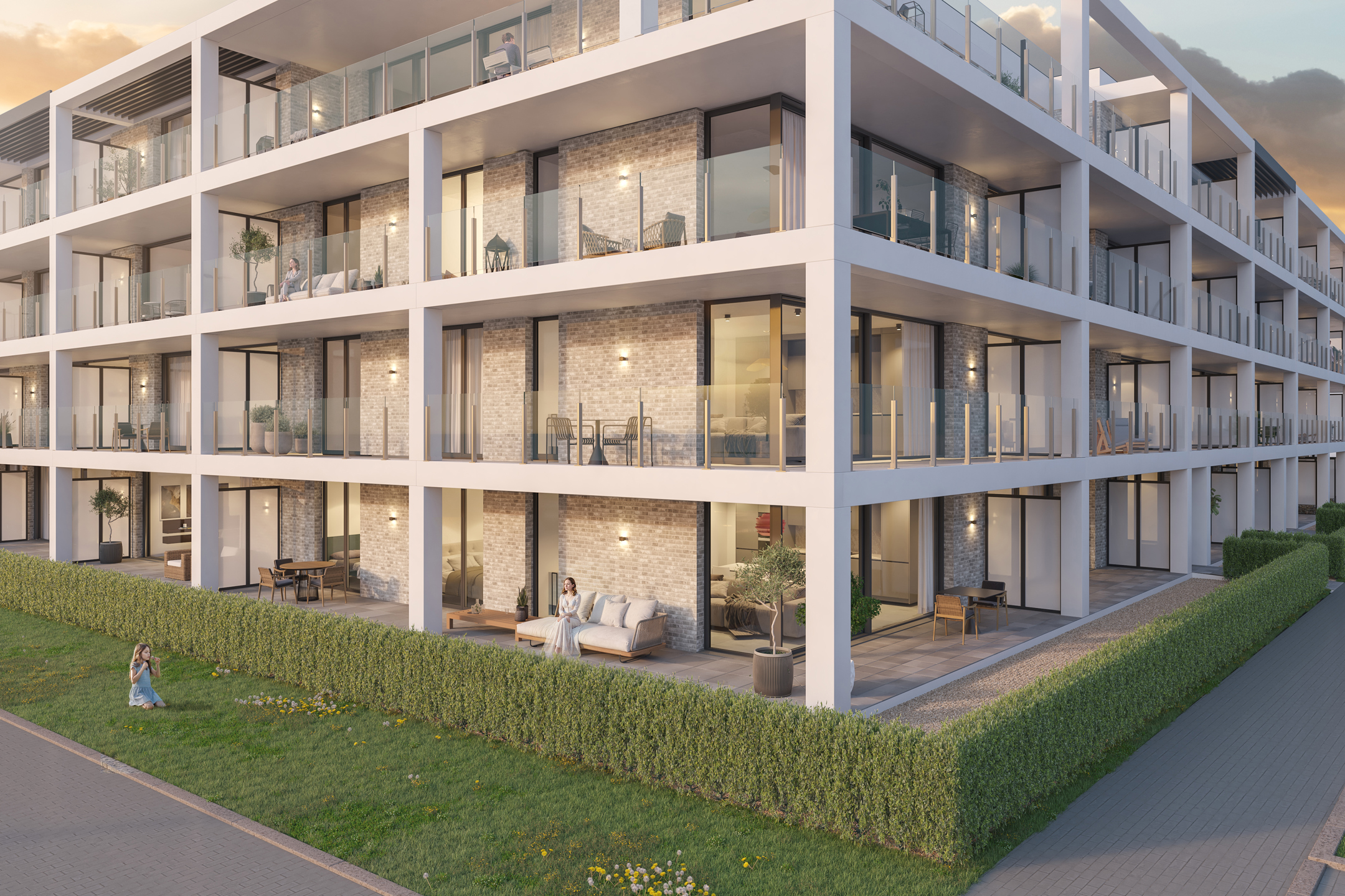 Gelijkvloers appartement met ruim terras en privatieve tuin - foto 2