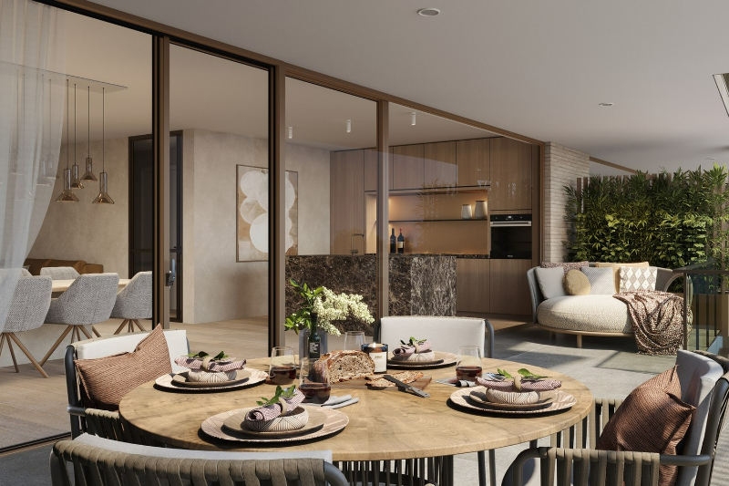- IN OPTIE- Residentie Belgiek - Appartement op de 2de verdieping met 2 slaapkamers - foto 5
