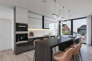 <p>VERKAVELINGSVERGUNNING LOPENDE EN IN LAATSTE FASE</p>
<p> </p>
<p>Ontdek Residentie “Jutta” Fase 2: een nieuwbouwparel in Molenbeersel, een schilderachtige dorpsgemeenschap vlakbij de Nederlandse grens, omgeven door groen. Dit project biedt betaalbare, 1 of 2 slaapkamer appartementen, ideaal voor alleenstaanden, koppels, en investeerders die comfort en kwaliteit zoeken.</p>
<p> </p>
<p>Dit prachtig penthouse is voorzien van een open leefruimte met een volledig afgewerkte keuken en aangrenzend de berging/wasplaats. Er zijn 2 slaapkamers een badkamer en een apart toilet. De grootste troeven zijn uiteraard de prachtige terrassen die zich zowel aan de voorzijde als aan de achterzijde van het gebouw situeren waardoor u altijd een zonnig plekje heeft om te vertoeven.</p>
<p>Een ondergrondse autostandplaats + kelderberging vervolledigen het aanbod.</p>