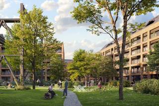 Dit tweeslaapkamer appartement van 97 m² beschikt over een lichtrijke leefruimte met hoge plafonds en rechtstreekse toegang tot het zuidwest gericht terras van 19 m² met uitzicht op het nieuwe stadspark. De inkomhal biedt plaats voor twee vestiairekasten en toegang tot de leefruimte voorzien van een open keuken met kookeiland en een praktische berging.<br /><br />Via de nachthal heeft men toegang tot de wasplaats, het toilet en de badkamer voorzien van een ligbad en dubbele lavabo. Tot slot beschikt dit appartement over twee slaapkamers, waarvan één slaapkamer rechtstreekse toegang heeft tot het terras.<br /><br />Dankzij de nieuwe Verapazbrug werd de stadsring R40 verlegd via de Afrikalaan. Dok Noord kreeg hierdoor een autoluwe kade met éénrichtingsverkeer, een tram en heel veel bijkomend groen. <br /><br />O'Vert krijgt een aansluiting op het Gentse warmtenet, fotovoltaïsche panelen en geavanceerde ventilatiesystemen. Ondergrondse parkeervoorzieningen bieden een droge en veilige toegang tot uw nieuwe thuis temidden het groen. De combinatie van een topligging, hoogwaardige architectuur en duurzame technieken maakt O'Vert bijzonder aantrekkelijk voor zowel eigenaars-bewoners als investeerders.<br /><br />Verlaagd BTW-tarief van 6% mogelijk op de volledige constructiewaarde.<br /><br />Het volledige aanbod van O'Vert vind je enkel bij Landbergh in het kantoor in Gent, steeds welkom voor een persoonlijke, vrijblijvende afspraak.