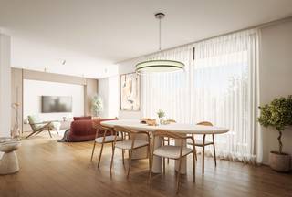 Residentie De Fontein een uitgelezen kans voor zowel investeerders als wie op zoek is naar een eigen thuis.<br /><br />De hedendaagse architectuur en de sterke focus op duurzaamheid zorgen voor hoogwaardig wooncomfort in een historische stadsomgeving. Elke unit heeft een doordachte, praktische indeling en een royaal terras. Standaarduitrusting:<br />- Vloerverwarming<br />- Warmtepomp<br />- Zonnepanelen<br />- Ventilatiesysteem D<br /><br />Dit resulteert in een laag energieverbruik, een aangenaam binnenklimaat en een toekomstbestendige woning. Omdat de residentie nog in opbouw is, kunt u de afwerking volledig personaliseren.<br /><br />Appartement 2B is een BEN-appartement (E ≤ 20) met een doordachte indeling en een royaal terras, ontworpen voor comfortabel en duurzaam wonen. Het wordt standaard voorzien van vloerverwarming, een warmtepomp, zonnepanelen en ventilatiesysteem D — goed voor een laag verbruik en een aangenaam binnenklimaat. Omdat het project nog in opbouw is, kunt u de volledige afwerking personaliseren (materialen, keuken, sanitair). Het terras biedt zicht over De Verdronken Weide. Extra troeven: - 50% korting op de onroerende voorheffing gedurende 5 jaar - Aankoop mogelijk aan 6% btw (onder voorwaarden)<br /><br />Indeling: Inkomhal - open keuken - leefruimte - terras - toilet - nachthal - berging - slaapkamer - badkamer - slaapkamer - terras.