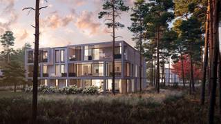 Residentie Konijnenberg: Jouw Thuis in een Groene Oase<br /><br />Voel je al thuis? In het hart van Vosselaar biedt Residentie Konijnenberg de ideale combinatie van luxe, comfort en natuur. Dit unieke nieuwbouwproject is ontworpen voor iedereen die op zoek is naar een plek waar wonen en werken perfect samengaan. Omringd door een adembenemend groen landschap, kunt u hier genieten van rust, terwijl u toch dichtbij alle stedelijke voorzieningen bent.<br /><br />Luxueuze en multifunctionele appartementen<br /><br />Residentie Konijnenberg omvat 39 high-end appartementen, variërend van 1 tot 3 slaapkamers, met royale raampartijen die zorgen voor overvloedig natuurlijk licht. Met oppervlaktes tussen de 80m² en 193m² en ruime zonneterrassen van 10m² tot 48m², vindt u de perfecte ruimte om te ontspannen na een dag vol avonturen. Of het nu gaat om een terras voor lange avonden, een keuken voor gezellige slow-cooking zondagen of een privéspa in uw badkamer, alles is mogelijk.<br /><br />Maak het jouw thuis<br /><br />Door de ruime budgetten en geselecteerde betrouwbare partners met jarenlange ervaring krijgt u de kans om zelf te bepalen in uw keuze van vloeren, keuken en sanitair, met de nodige professionele begeleiding. Wij zorgen ervoor dat uw nieuwe woning precies wordt zoals u het wilt.<br /><br />Duurzaam en comfortabel leven<br /><br />Wonen in Residentie Konijnenberg betekent ook kiezen voor een duurzame toekomst. Onze appartementen zijn uiterst energiezuinig met een E-peil &lt;10, waardoor u kunt genieten van fiscaal voordeel. We werken met een privatieve warmtepomp in combinatie met vloerverwarming en passieve koeling, aluminium ramen, ventilatiesysteem D, en zonnepanelen (privatief en gemeenschappelijk). Bovendien worden deze luxe appartementen geschilderd opgeleverd, zodat u direct kunt genieten van uw nieuwe thuis.<br /><br />Een bloeiende gemeenschap om de hoek<br /><br />Stel je voor: ontspannen onder de eerste lentezon met vrienden, kinderen die veilig spelen, of genieten van een lunch in de frisse lucht tijdens je thuiswerkdag. De natuur- en recreatiegebieden zijn slechts een steenworp verwijderd, perfect voor wandelingen met familie of vrienden. En als je zin hebt in wat stadsleven, ligt het bruisende Turnhout op slechts 10 minuten afstand voor een gezellig terrasje.<br /><br />Welkom bij Residentie Konijnenberg!<br /><br />Hier, tussen moderne architectuur en weelderig groen, ontstaat een nieuwe gemeenschap waar dromen werkelijkheid worden. <br />Maak de sprong naar je ideale thuis en ontdek alles wat Residentie Konijnenberg te bieden heeft. Neem vandaag nog contact met ons op en laat je informeren over deze unieke kans!<br /><br />Info en verkoop:<br /><br />Contacteer ons voor een afspraak en meer info (brochure, plannen, prijzen,... ) via 014 45 10 11 of nieuwbouw@hillewaere.be<br /><br />Verkoop geschiedt onder registratierechten (12%) op het grondaandeel en BTW (21%) op het constructieaandeel. Vg, Gvv, Wg, Gmo, Gvkr<br /><br />Overstromingsgevoeligheid: P-score klasse B / G-score klasse B
