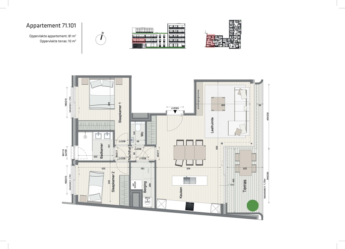 Wonen aan de Houtkaai | Energiezuinig appartement (E20) - photo 2