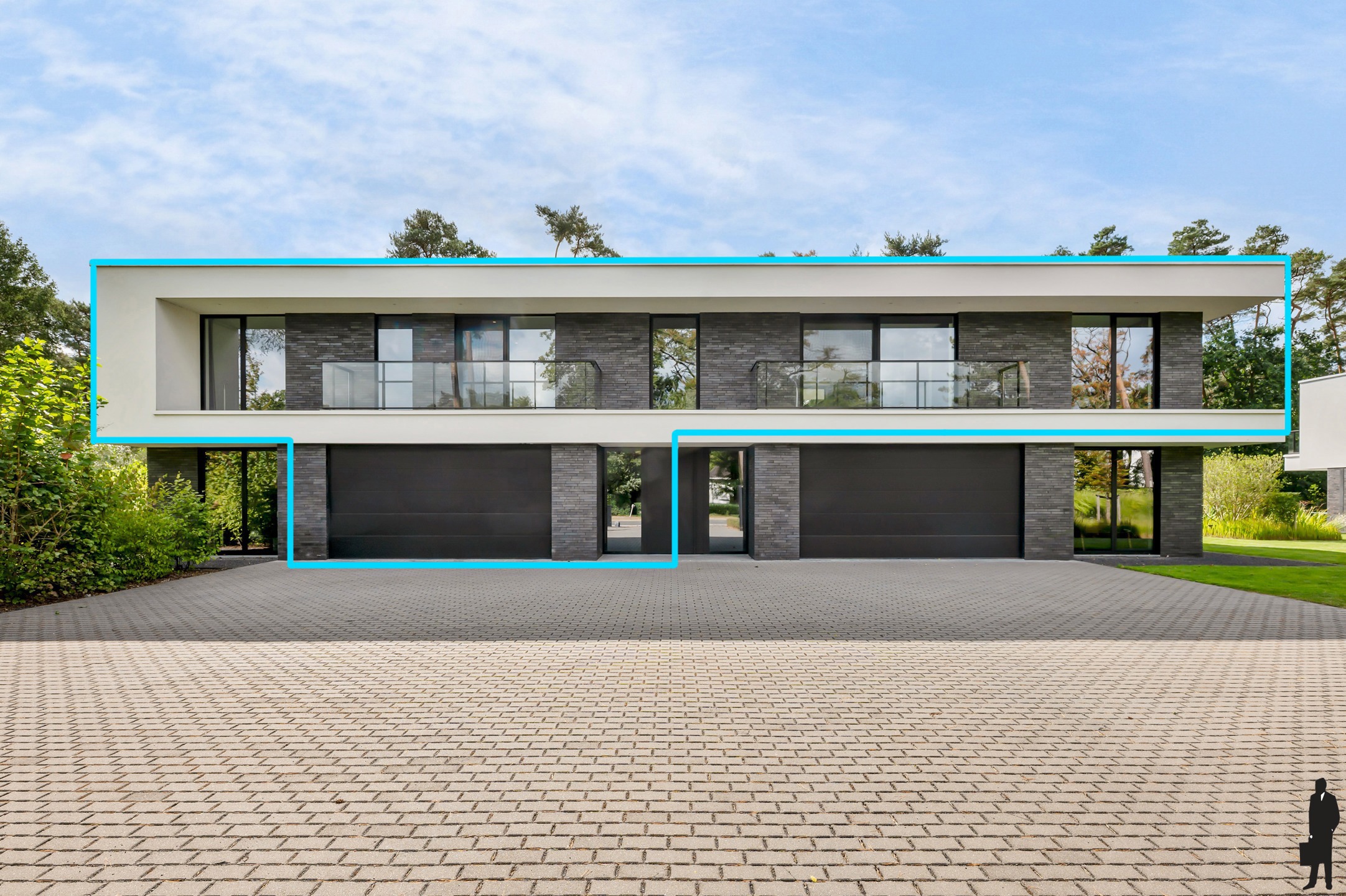 Luxueus villa-appartement met zicht op groen te KEERBERGEN. - foto 1