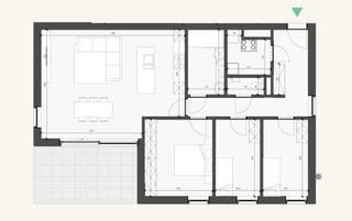 <strong>INDELING<br /></strong>Dit gelijkvloers appartement beschikt over een lichtrijke leefruimte met open keuken en toegang tot het ruime terras. Verder telt dit appartement 3 slaapkamers, een badkamer, apart toilet en berging.<br /><br /><strong>BIJZONDERHEDEN</strong><br />Ondergrondse parking en berging zijn niet inbegrepen in de verkoopprijs.<br />Dankzij de moderne en hedendaagse technieken wordt het zeer energiezuinig en duurzaam wonen.<br /><br /><strong>POSITIEVE ASPECTEN<br /></strong>Nieuwbouw<br />Energiezuinig<br />Kwalitatieve materialen<br />Groene ligging met eigen parktuin<br />Vlakbij "Domein de Renesse"