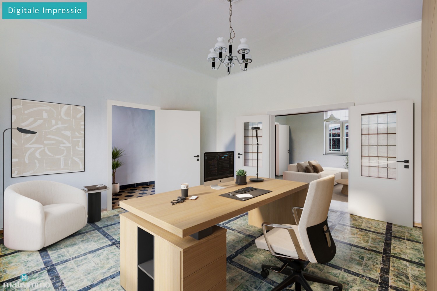 VERDER AF TE WERKEN HOEKWONING MET BINNENKOER EN GARAGE TE MOPERTINGEN - foto 5