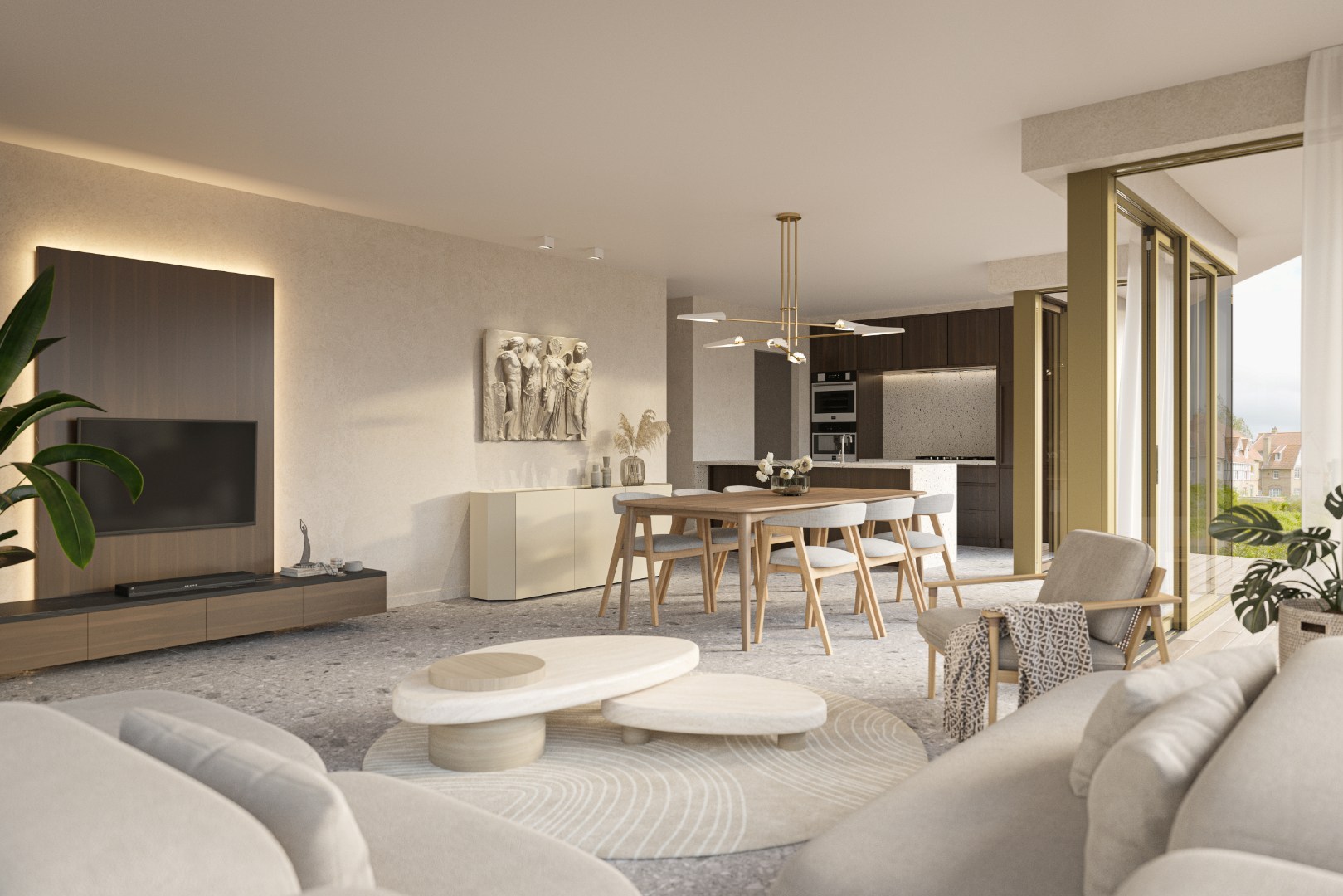 Exclusief woonappartement met zonovergoten terras op het gelijkvloers - foto 1